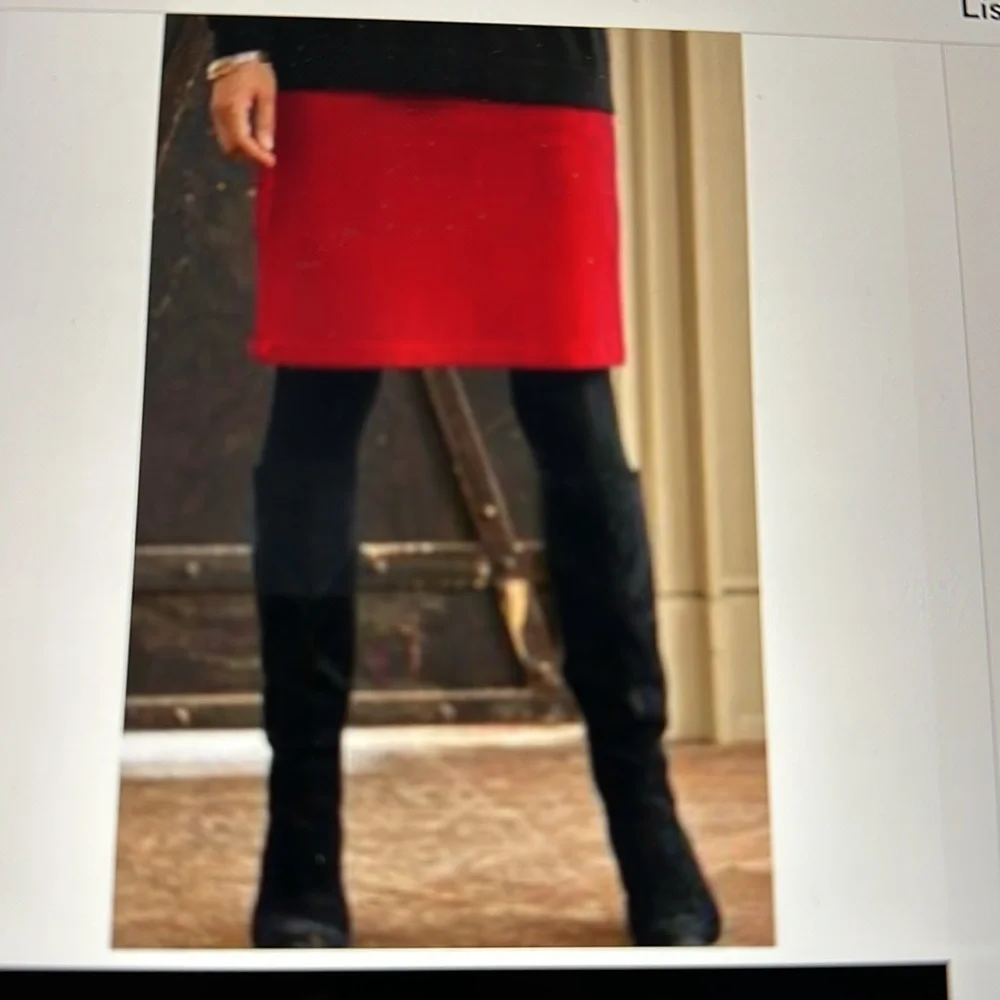 J. Jill Ponte Pull On Pencil Skirt